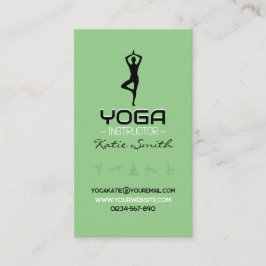 Affärskortet Yoga Teacher/Instructions Visitkort