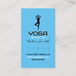 Affärskortet Yoga Teacher/Instructions Visitkort