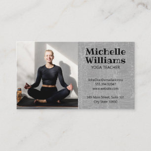 Affärskortet Yoga Teacher Sitta Visitkort