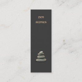 Affärskortet Zen Stones Mini Visitkort