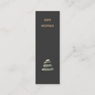 Affärskortet Zen Stones Mini Visitkort