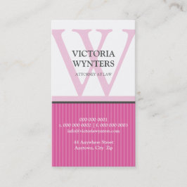 AFFÄRSKORTETS moderna inledande monogram Visitkort