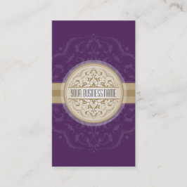 AFFÄRSKORTETS moderna orientaliska mandala lila gu Visitkort