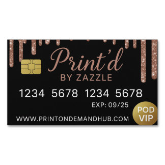 Affärskortets personlighet magnetiska visitkort