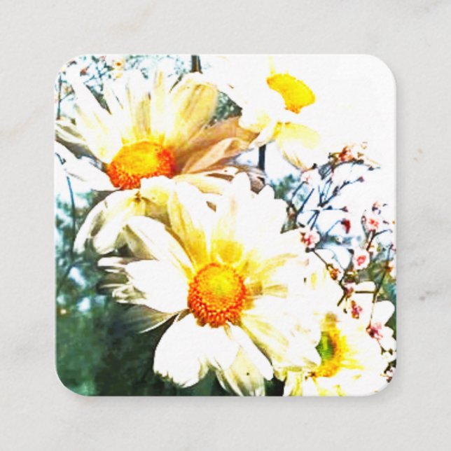 Affärskortets utformning och stil fyrkantigt visitkort (Framsida)