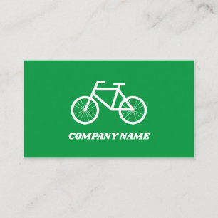 Affärskortmall för logotyp av cykeluthyrning visitkort