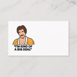 Affärskortsmall - jag är typ av en stor affär visitkort