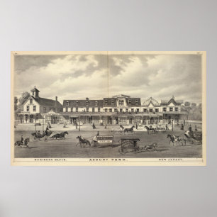 Affärskvarteret, Asbury parkerar, nytt - jerseyen Poster