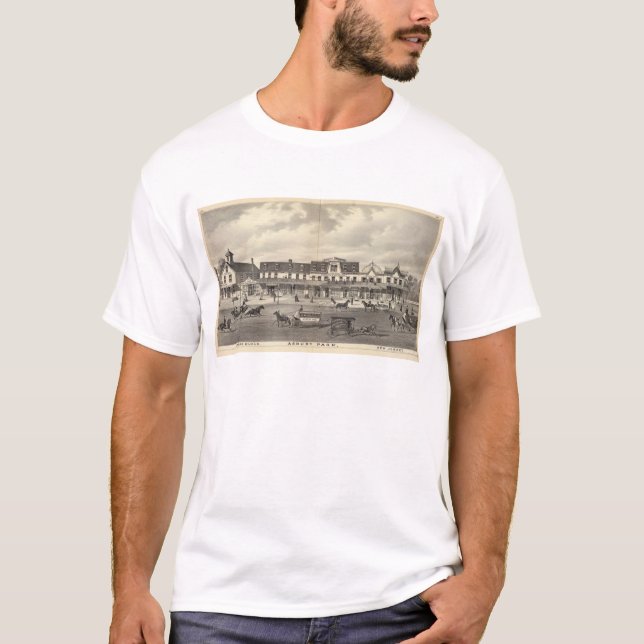 Affärskvarteret, Asbury parkerar, nytt - jerseyen Tee (Framsida)