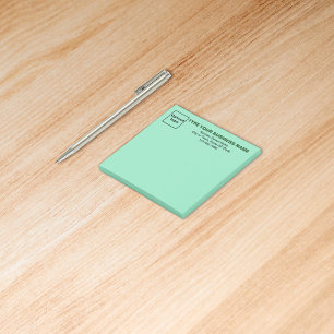 Affärsljus-rektangeln - skicka anteckningen post-it block