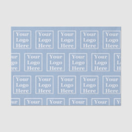Affärsljusblå din Logotyp här Mönster