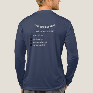 Affärsmall för Personlig för företagsinformation f T Shirt