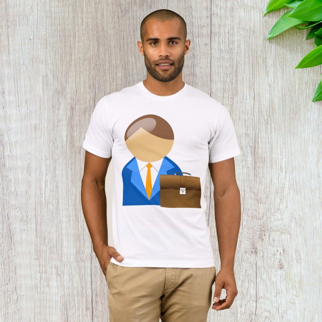Affärsman och Briefcase Manar T-Shirt (Skapare uppladdad)