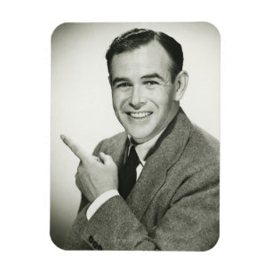 Affärsman Pointing Magnet