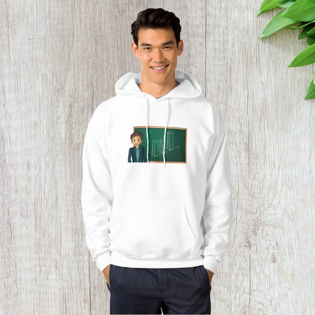 Affärsman presenterar Manar Hoodie (Skapare uppladdad)