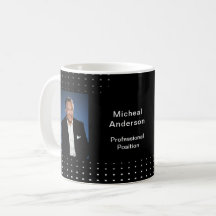 Affärsman Professionell Modern Photo Black