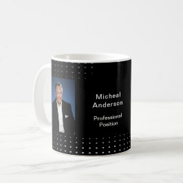 Affärsman Professionell Modern Photo Black Kaffemugg