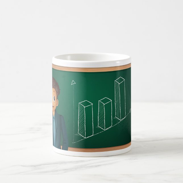 Affärsman som presenterar Mugg (Skapare uppladdad)
