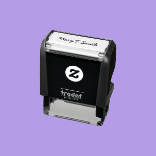 Affärsmanus Kursiv Namn Mall för Signatur Självfärgande Stämpel