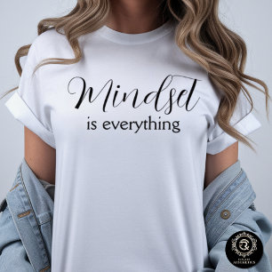 Affärsmässig Grafik T-shirt Mentalitet är Allt
