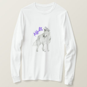 Affärsmässig vit Varg T Shirt