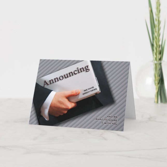 Affärsmeddelande i svartvitt meddelande (Framsida)