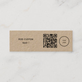 Affärsminiprogram för enkelt fyrkantigt bokmärke f mini visitkort