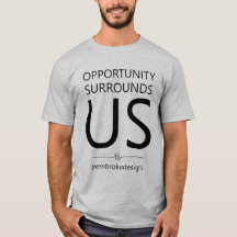 Affärsmöjligheten omger USA T-Shirt