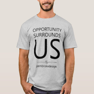 Affärsmöjligheten omger USA T-Shirt