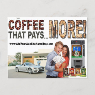 Affärsmöjlighetskort. Vykort