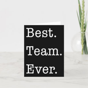 Affärsmotiv är bäst. Team. Aldrig. Emp Kort