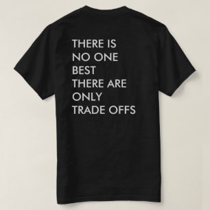 Affärsmoto för företagshandel t shirt