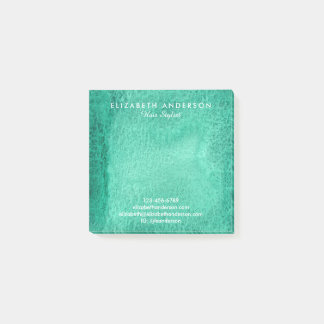 Affärsnoter för grönt av vattenfärgsfisk, post-it