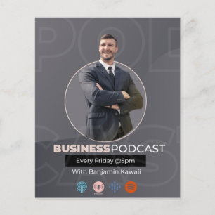 AFFÄRSPODCAST FLYER
