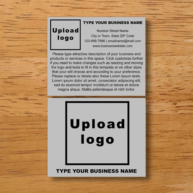 Affärsprodukter eller tjänster på Grått Flyer (Skapare uppladdad)