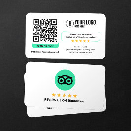 Affärsrecension Länk Tripadvisor Recensioner QR-ko Visitkort