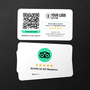 Affärsrecension Länk Tripadvisor Recensioner QR-ko Visitkort