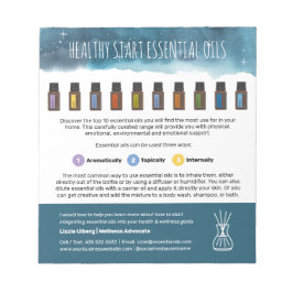 Affärsreferens för friska början av de viktigaste  anteckningsblock