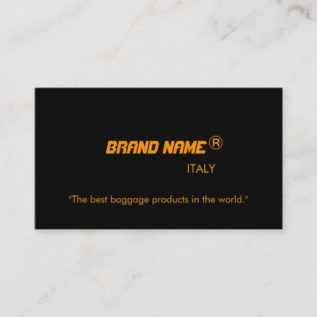 Affärsreklamkort för namn. visitkort (Framsida)