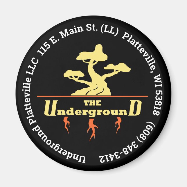 Affärsrelaterad Logotyp - bakgrund Magnet (Framsidan)