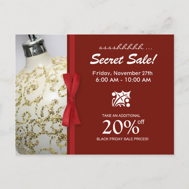 Affärssäljfrämjande vykort för säljfrämjande åtgär (Framsida)