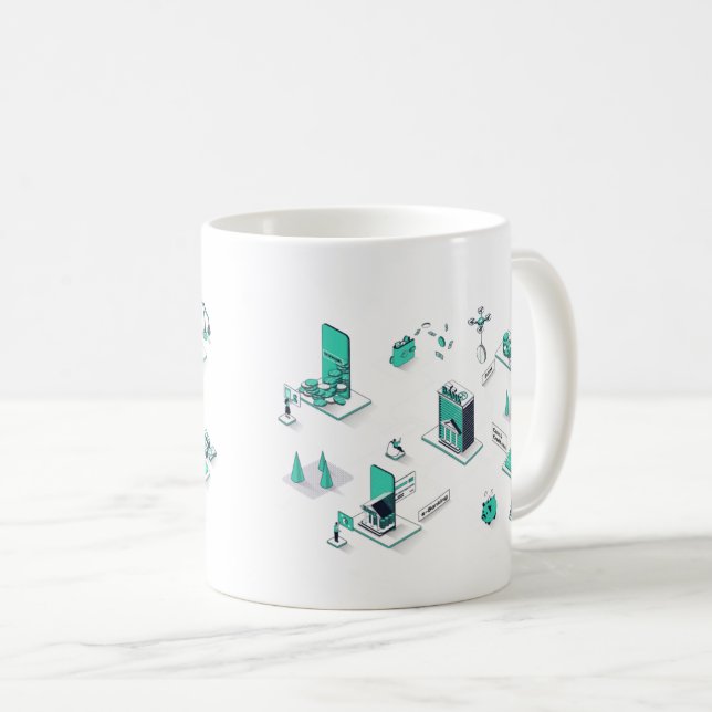 Affärsskalning Kaffemugg (Framsida höger)