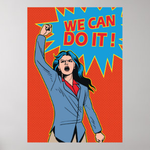 Affärssuperkvinna Poster