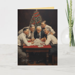 Affärsteamets komplicerade säsongsmöten helgkort