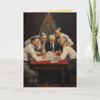 Affärsteamets komplicerade säsongsmöten helgkort