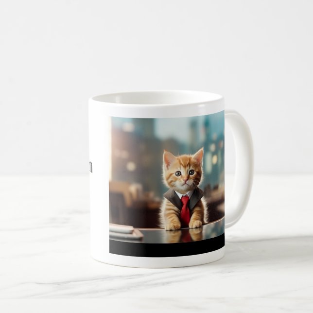 Affärsunge Kaffemugg (Framsida höger)