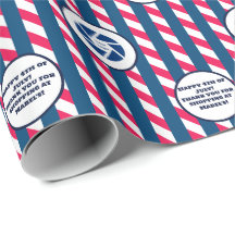 Affärsverksamhet 4:e juli - text med strimlad Logo