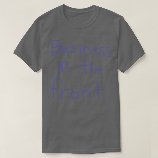 Affärsverksamhet i fronten t shirt (Design framsida)