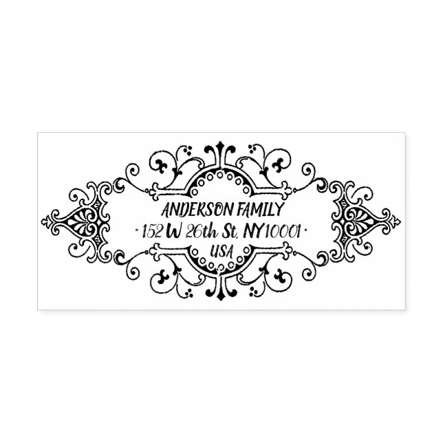 Affärsverksamhet och returadress självfärgande stämpel (Design)