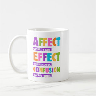 Affect vs Effect Grammar - Funny Ord Nerd Gift Kaffemugg